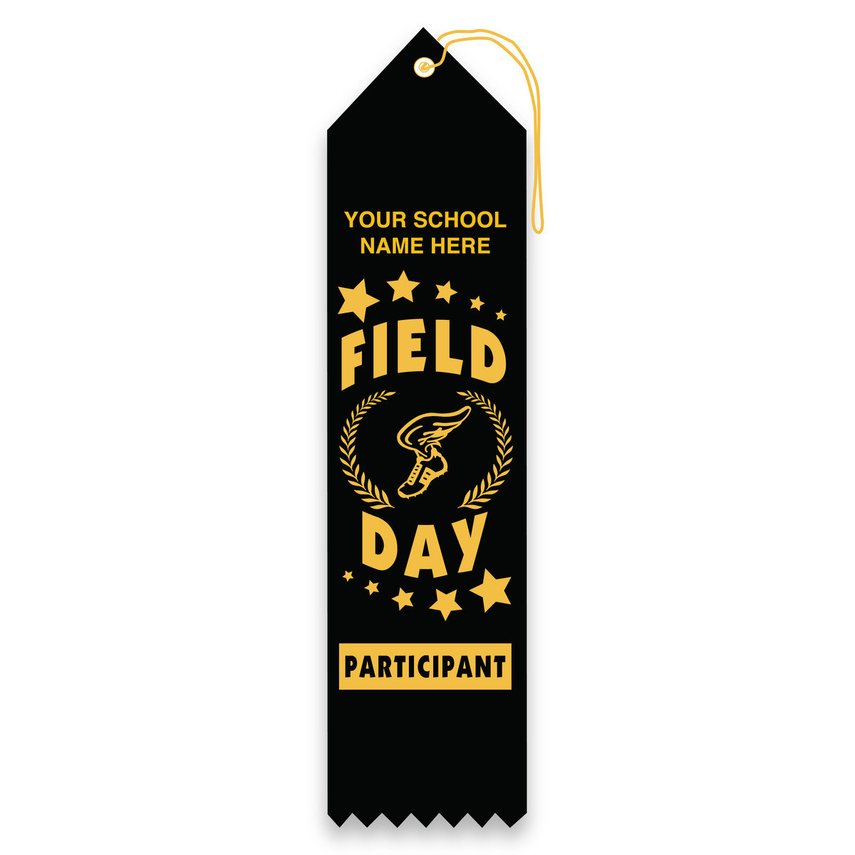 Field Day Custom Printed Ribbon Participation Award Ribbons