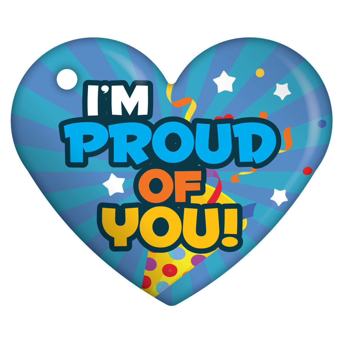 I M Proud Of You Heart Brag Tag