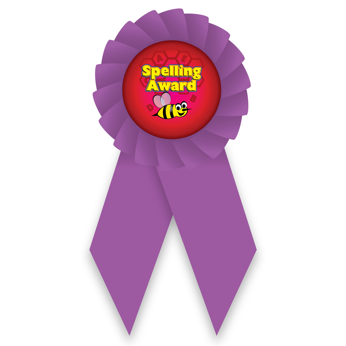 Spelling Bee 1st Place Ribbon - Carded - Jones School Supply